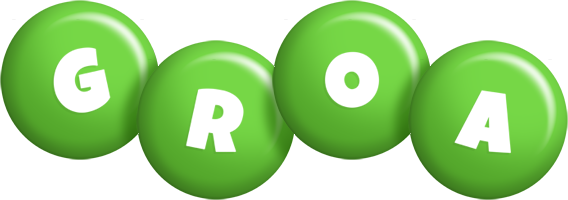 Groa candy-green logo