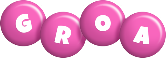 Groa candy-pink logo