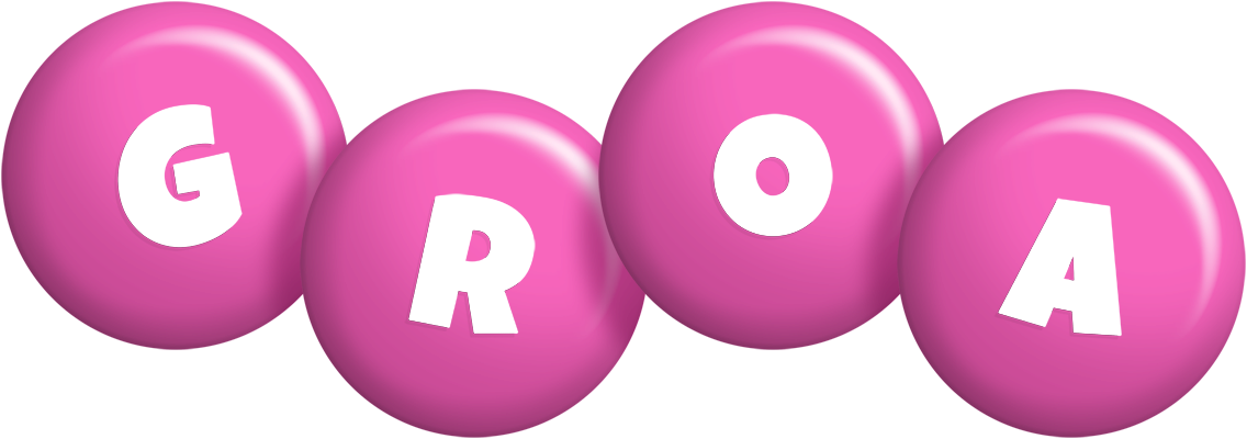 Groa candy-pink logo