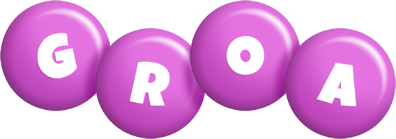 Groa candy-purple logo