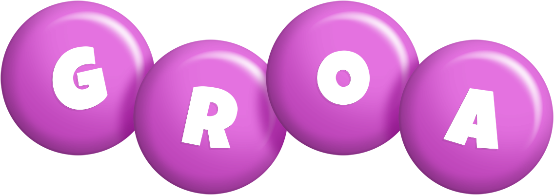 Groa candy-purple logo