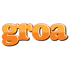 Groa orange logo