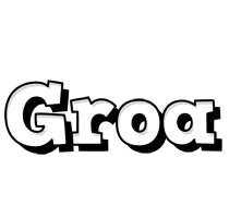 Groa snowing logo