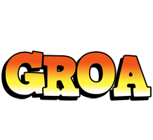 Groa sunset logo