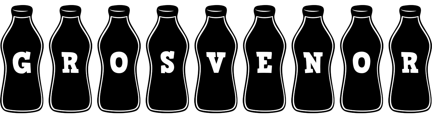 Grosvenor bottle logo