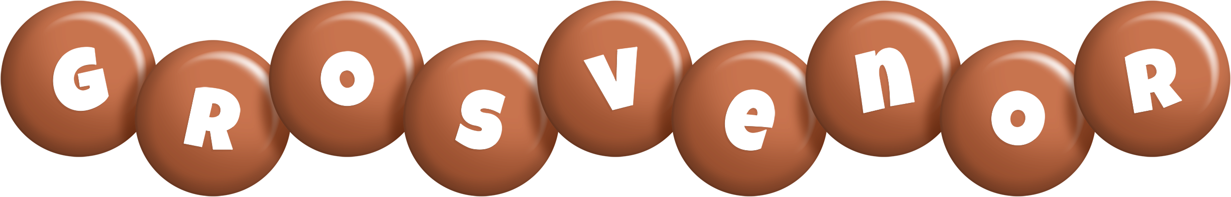 Grosvenor candy-brown logo
