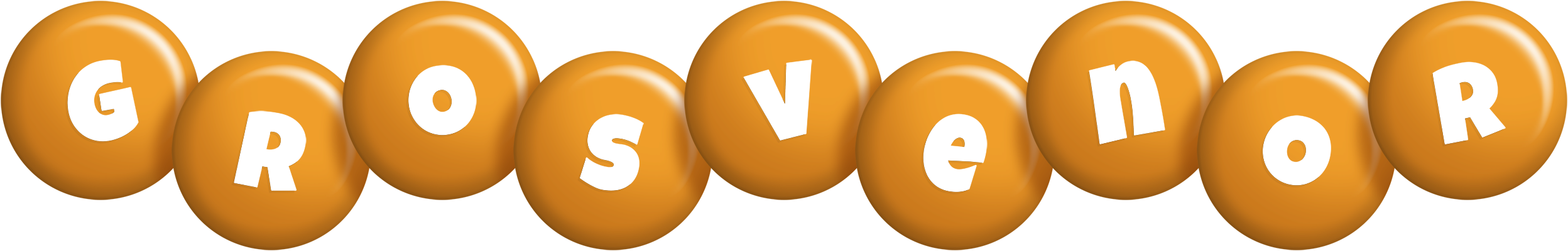 Grosvenor candy-orange logo