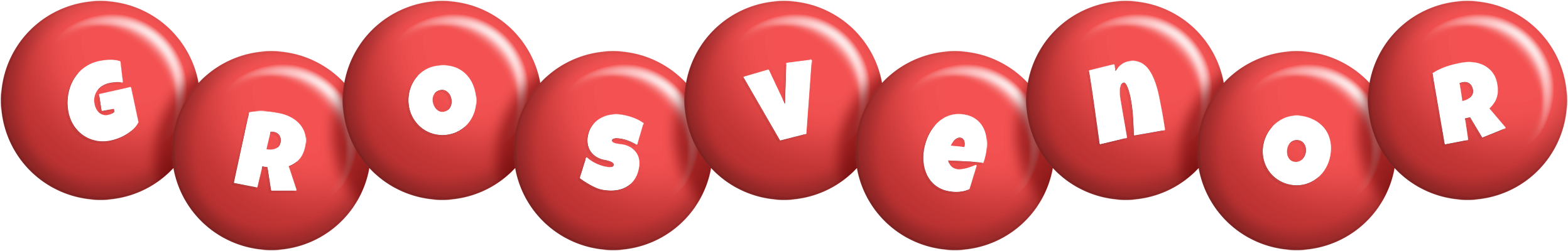 Grosvenor candy-red logo
