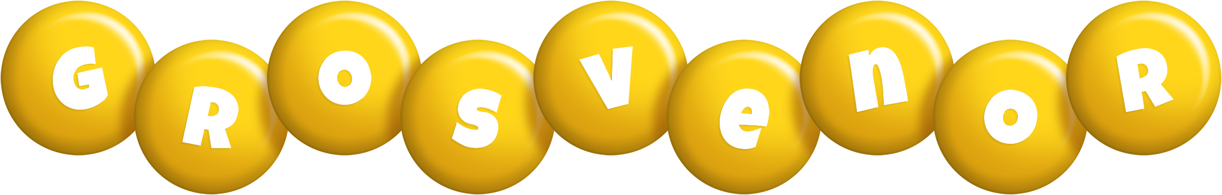 Grosvenor candy-yellow logo