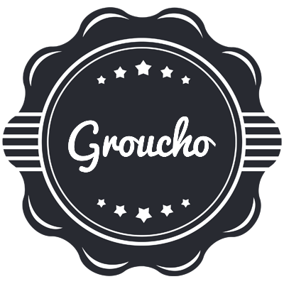Groucho badge logo