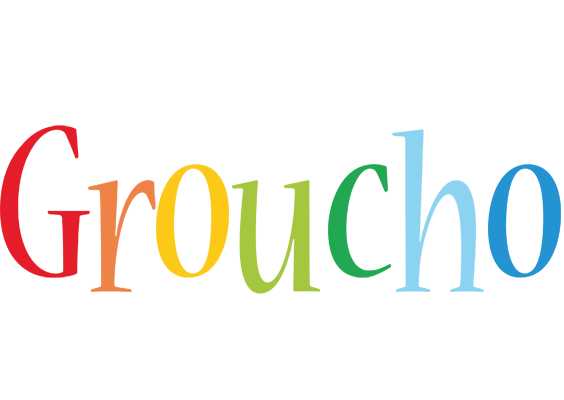 Groucho birthday logo