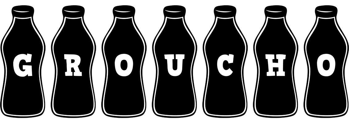 Groucho bottle logo