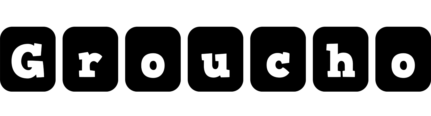 Groucho box logo