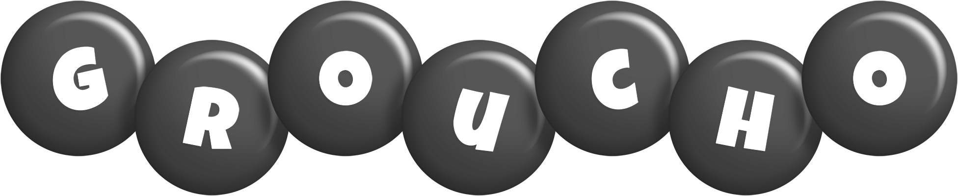 Groucho candy-black logo