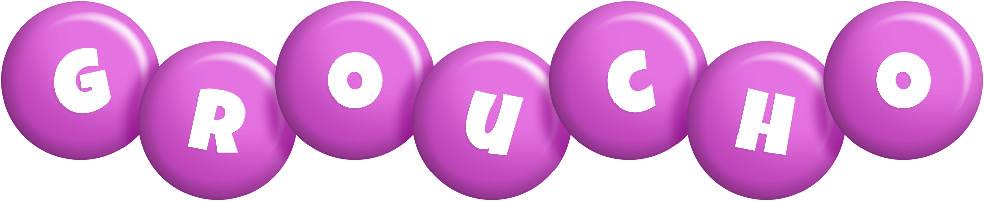 Groucho candy-purple logo