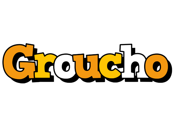 Groucho cartoon logo