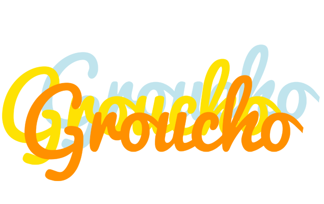Groucho energy logo