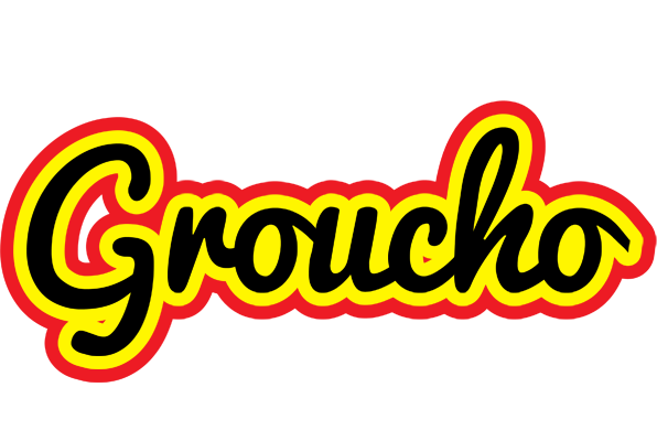 Groucho flaming logo