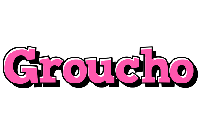 Groucho girlish logo