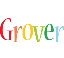 Grover birthday logo