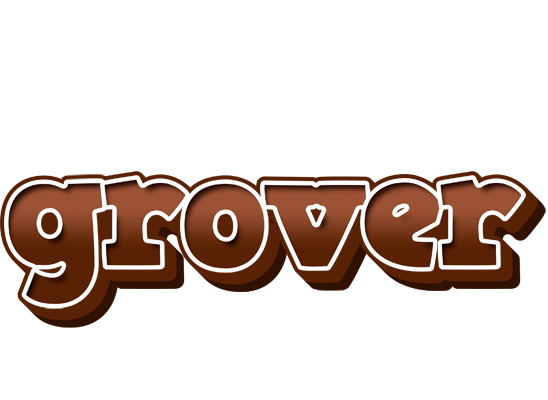 Grover brownie logo