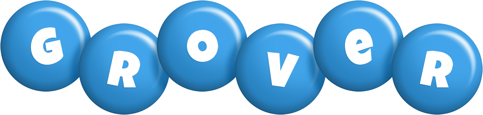 Grover candy-blue logo