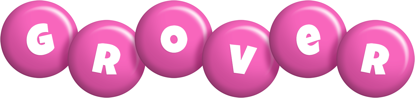 Grover candy-pink logo