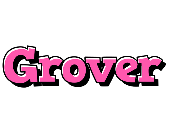 Grover girlish logo