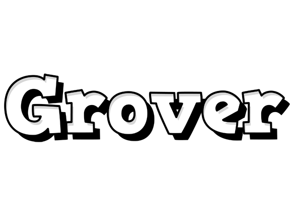 Grover snowing logo
