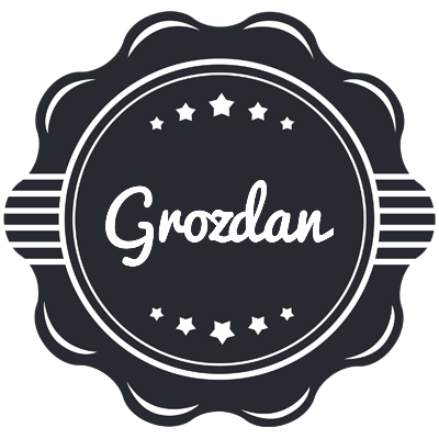 Grozdan badge logo