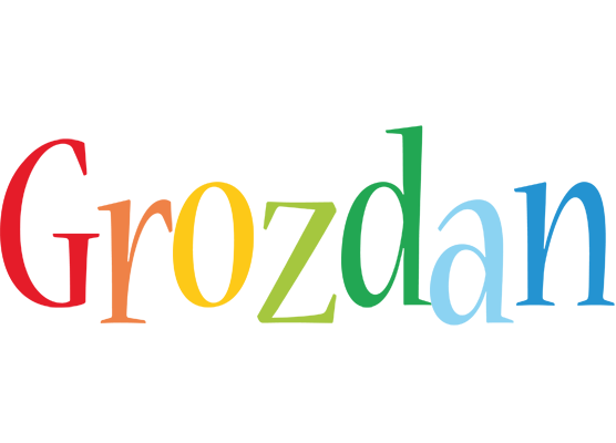 Grozdan birthday logo