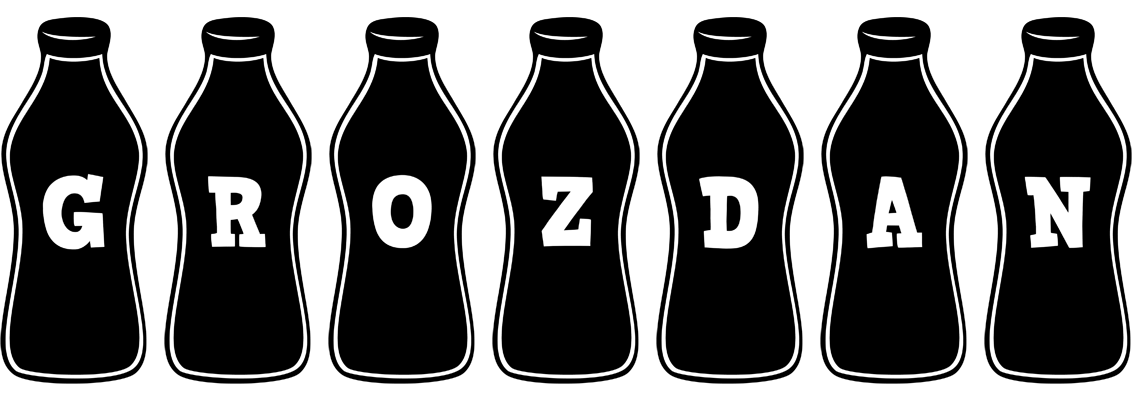 Grozdan bottle logo