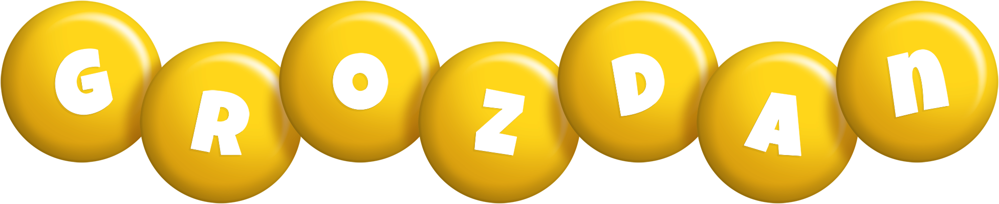 Grozdan candy-yellow logo