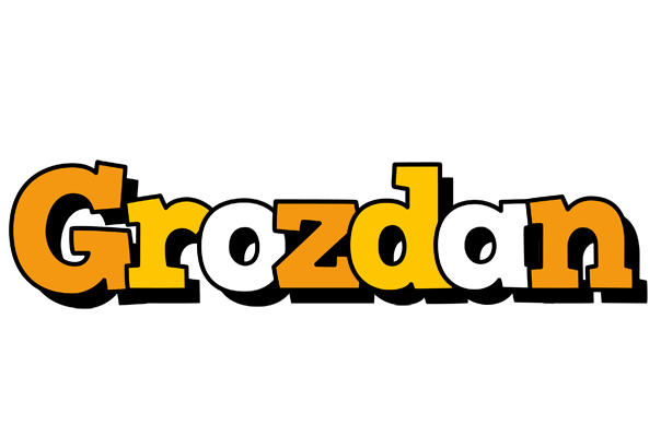 Grozdan cartoon logo
