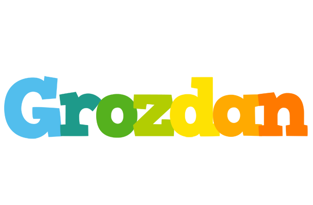 Grozdan rainbows logo