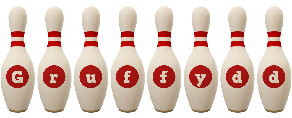 Gruffydd bowling-pin logo