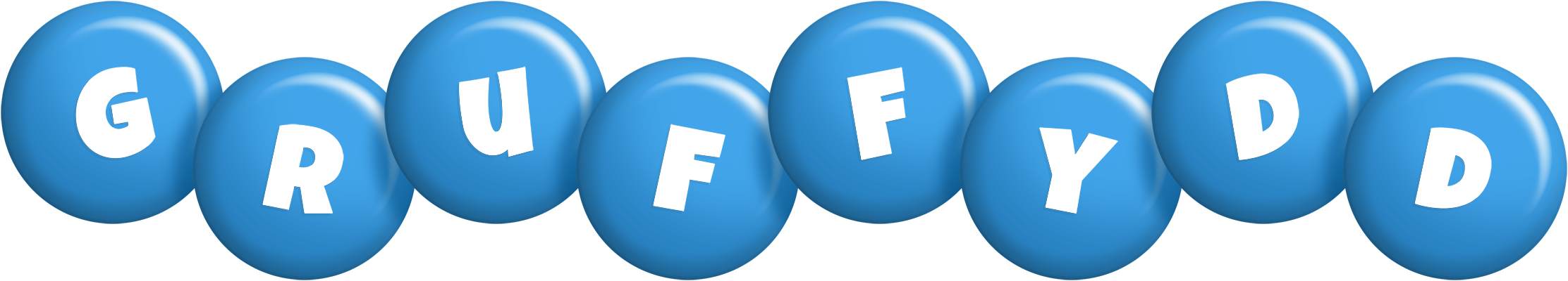 Gruffydd candy-blue logo