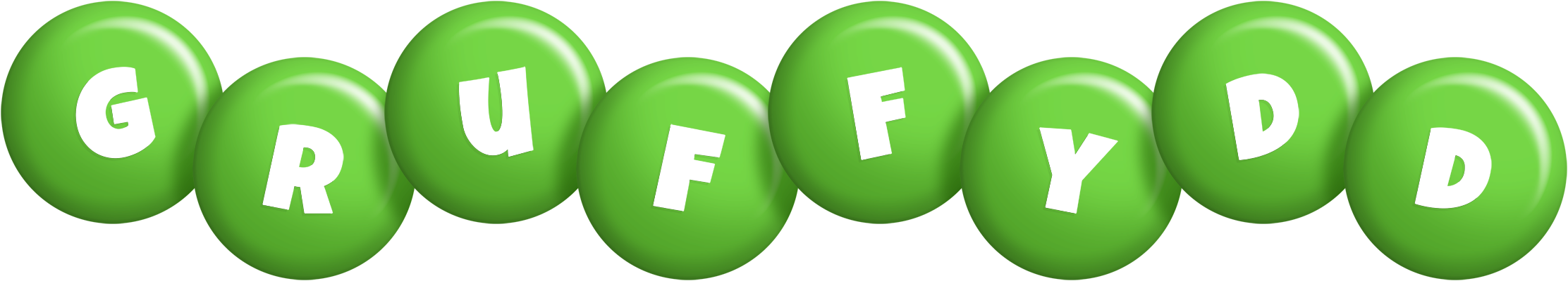 Gruffydd candy-green logo