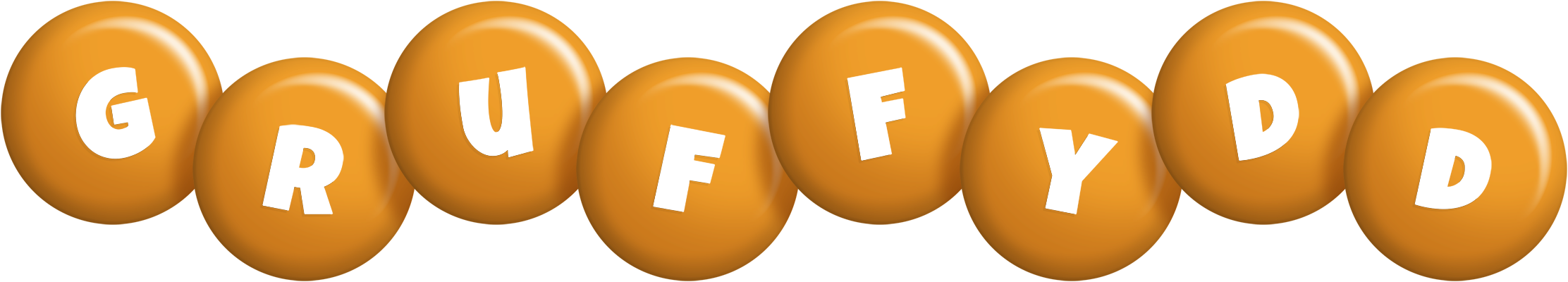 Gruffydd candy-orange logo