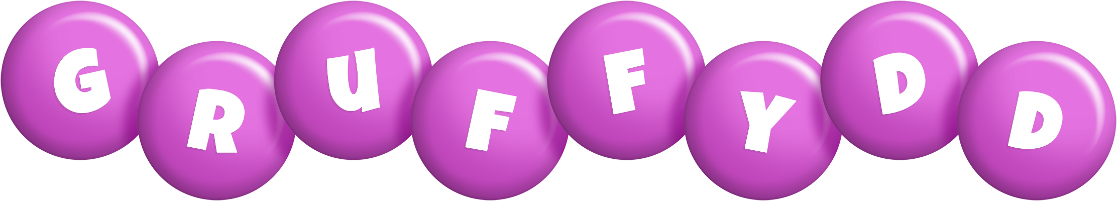 Gruffydd candy-purple logo