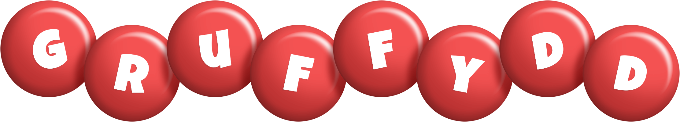 Gruffydd candy-red logo