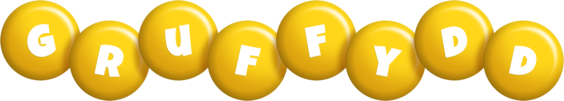 Gruffydd candy-yellow logo