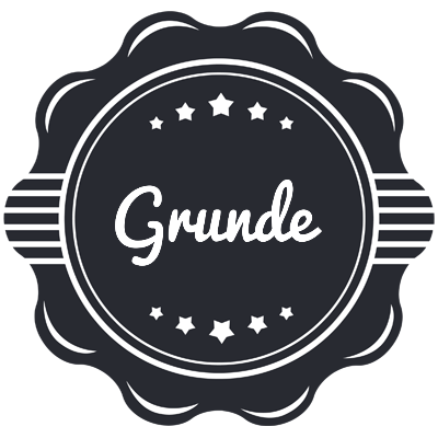Grunde badge logo