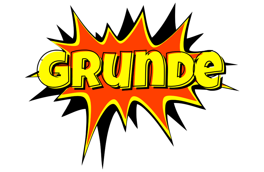 Grunde bazinga logo