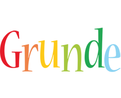 Grunde birthday logo