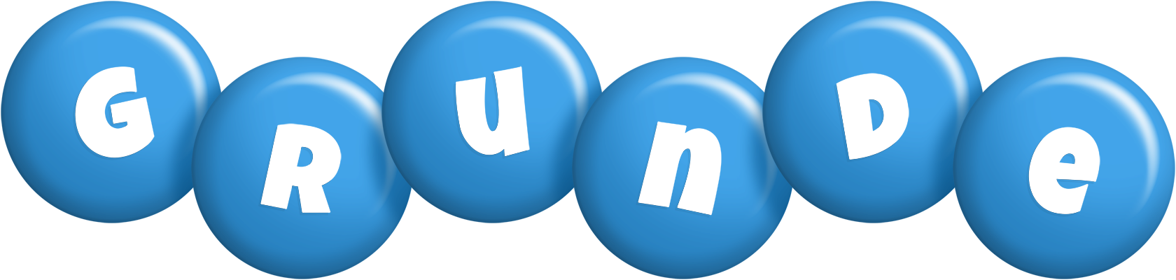 Grunde candy-blue logo