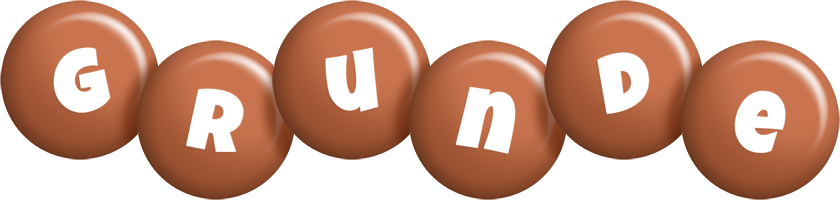 Grunde candy-brown logo