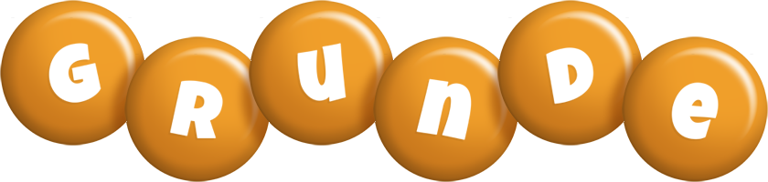 Grunde candy-orange logo