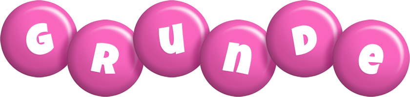 Grunde candy-pink logo