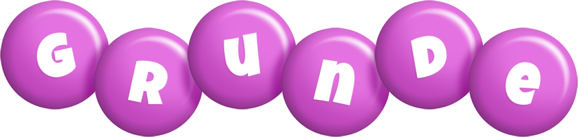 Grunde candy-purple logo